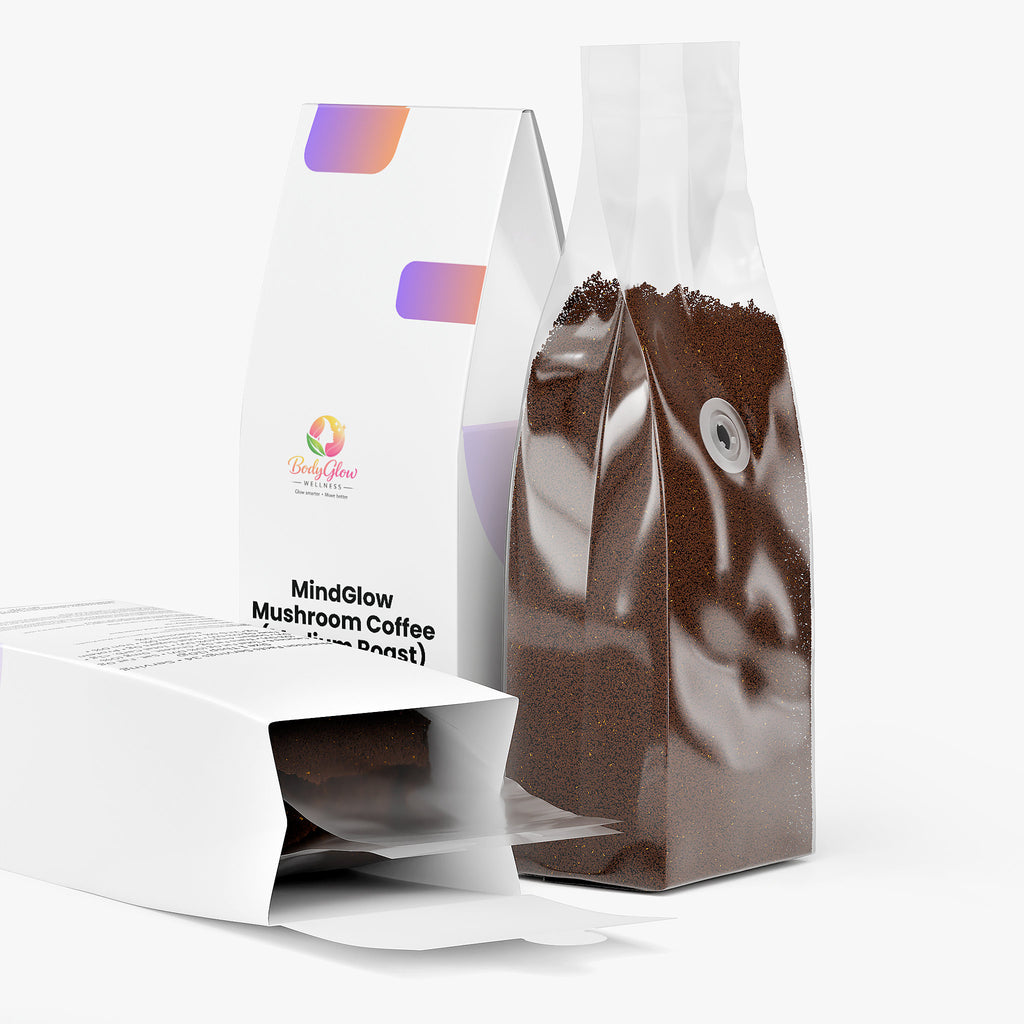 MindGlow Mushroom Coffee (Medium Roast)