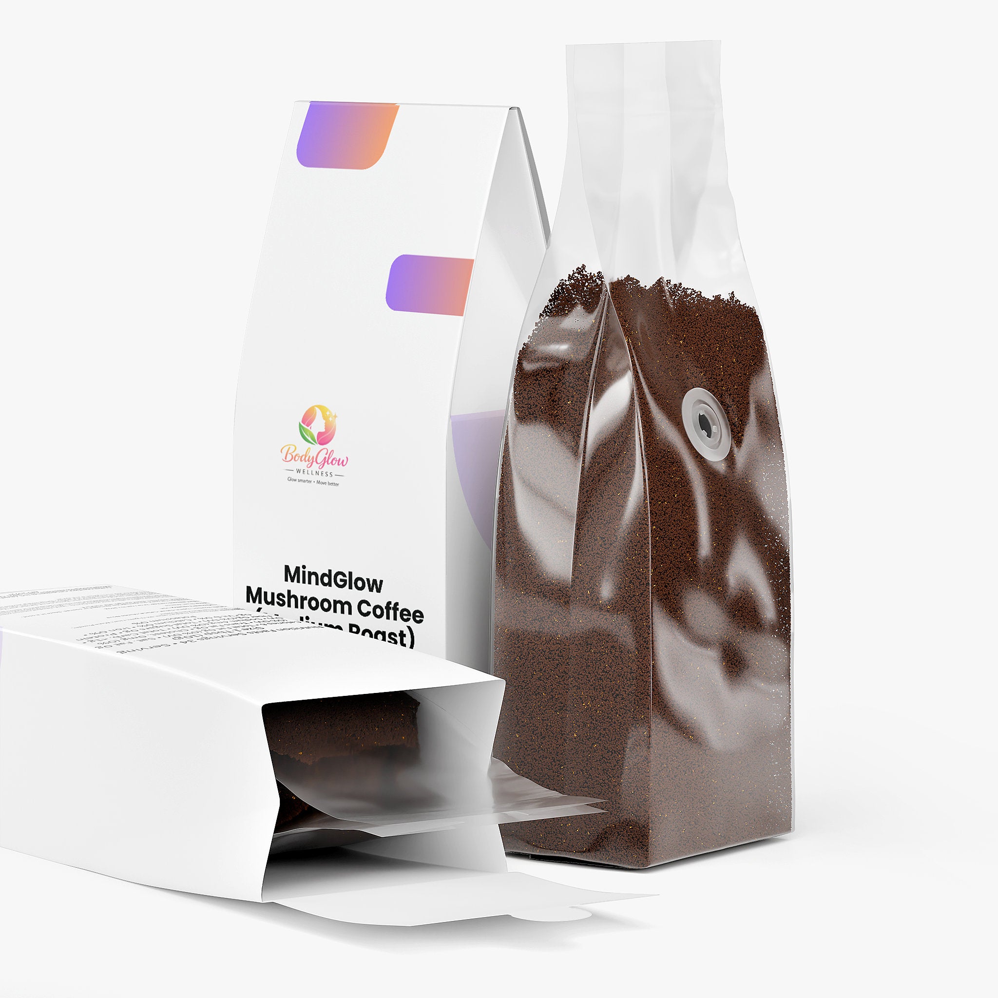 MindGlow Mushroom Coffee (Medium Roast)