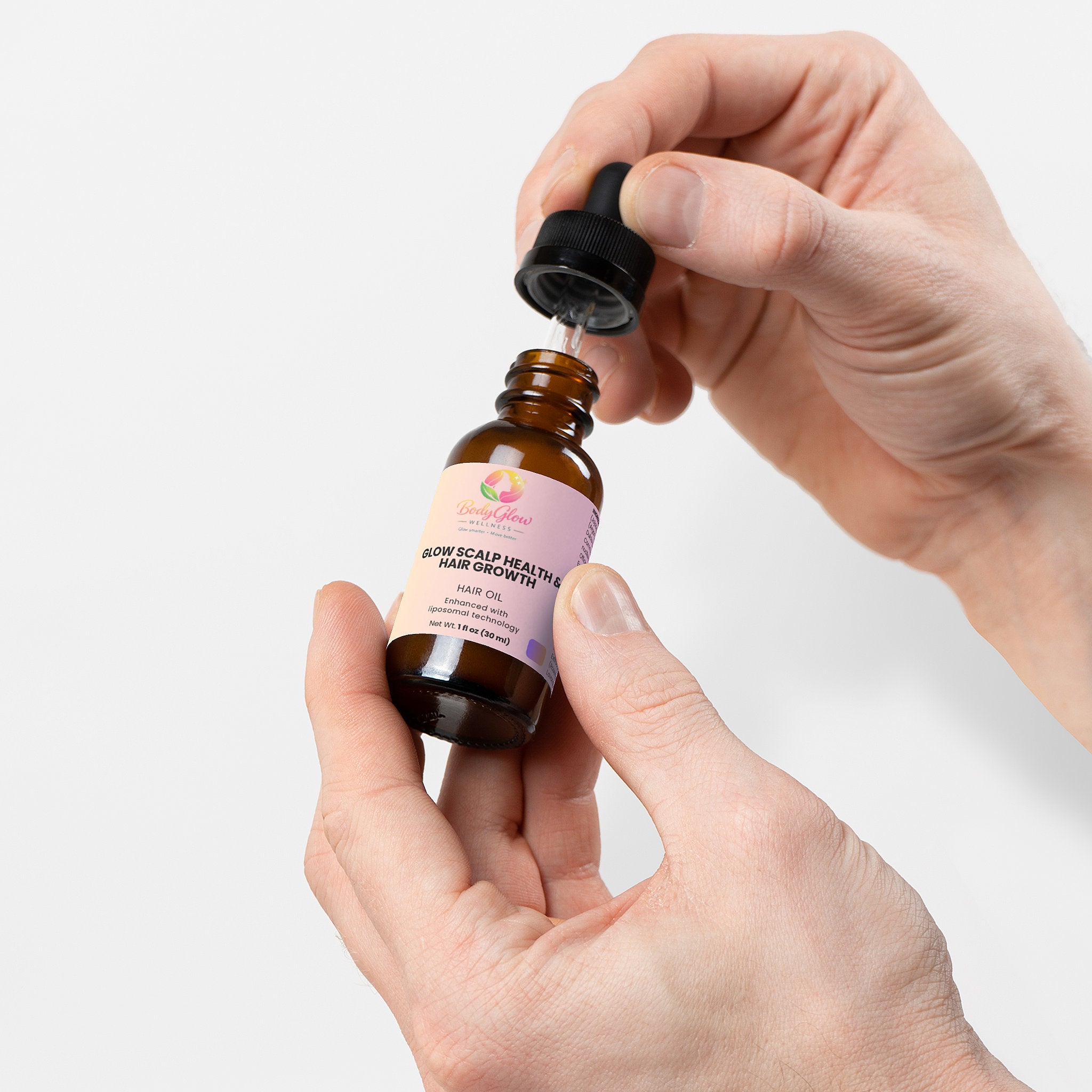 Glow Hair Oil for Scalp Health and Hair Growth