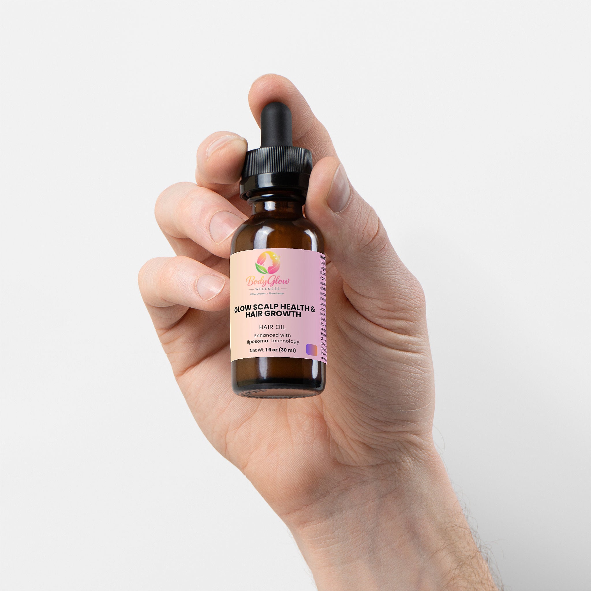 Glow Hair Oil for Scalp Health and Hair Growth