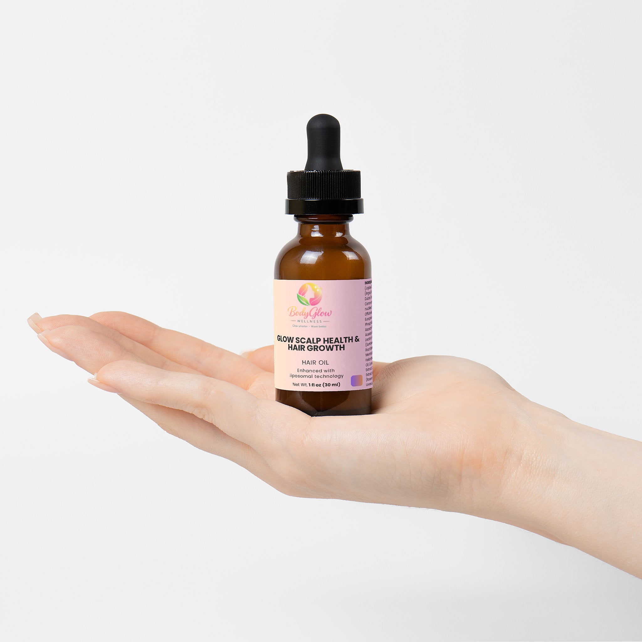 Glow Hair Oil for Scalp Health and Hair Growth
