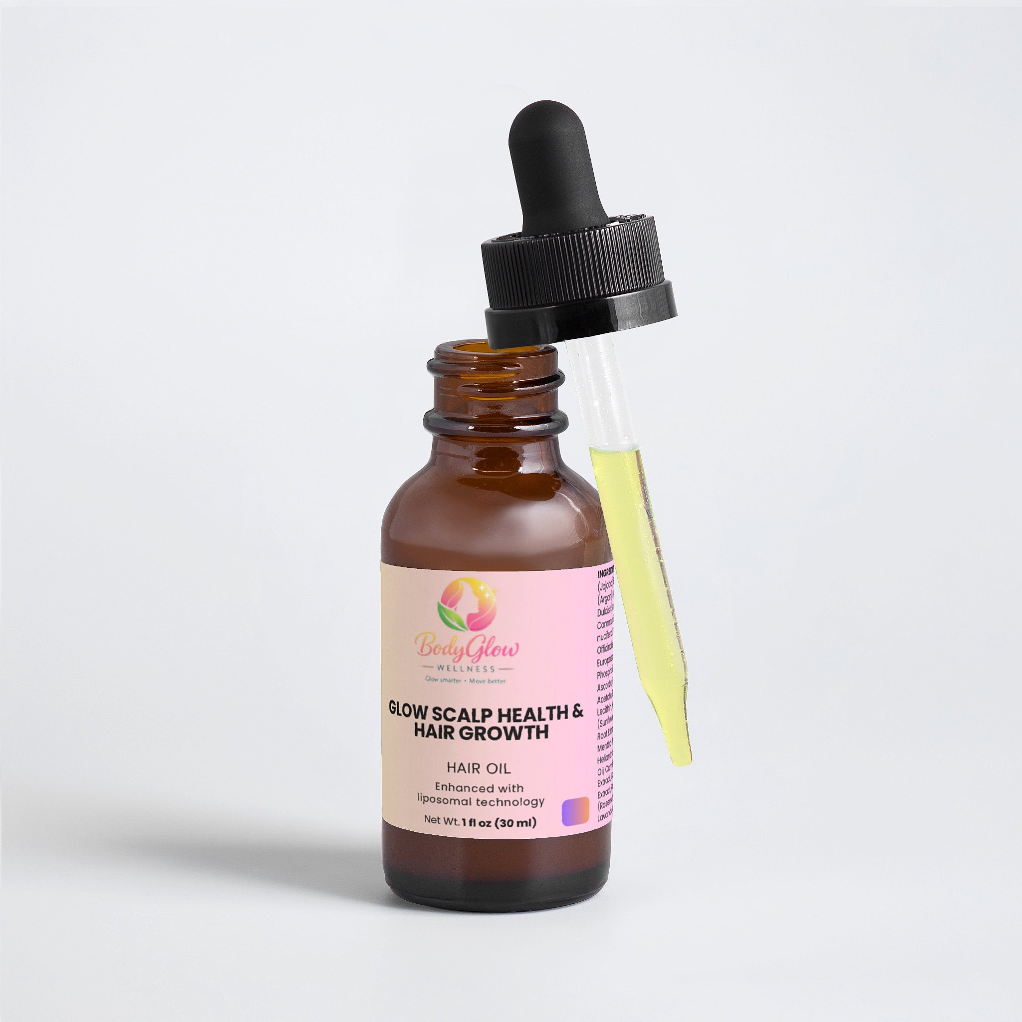 Glow Hair Oil for Scalp Health and Hair Growth