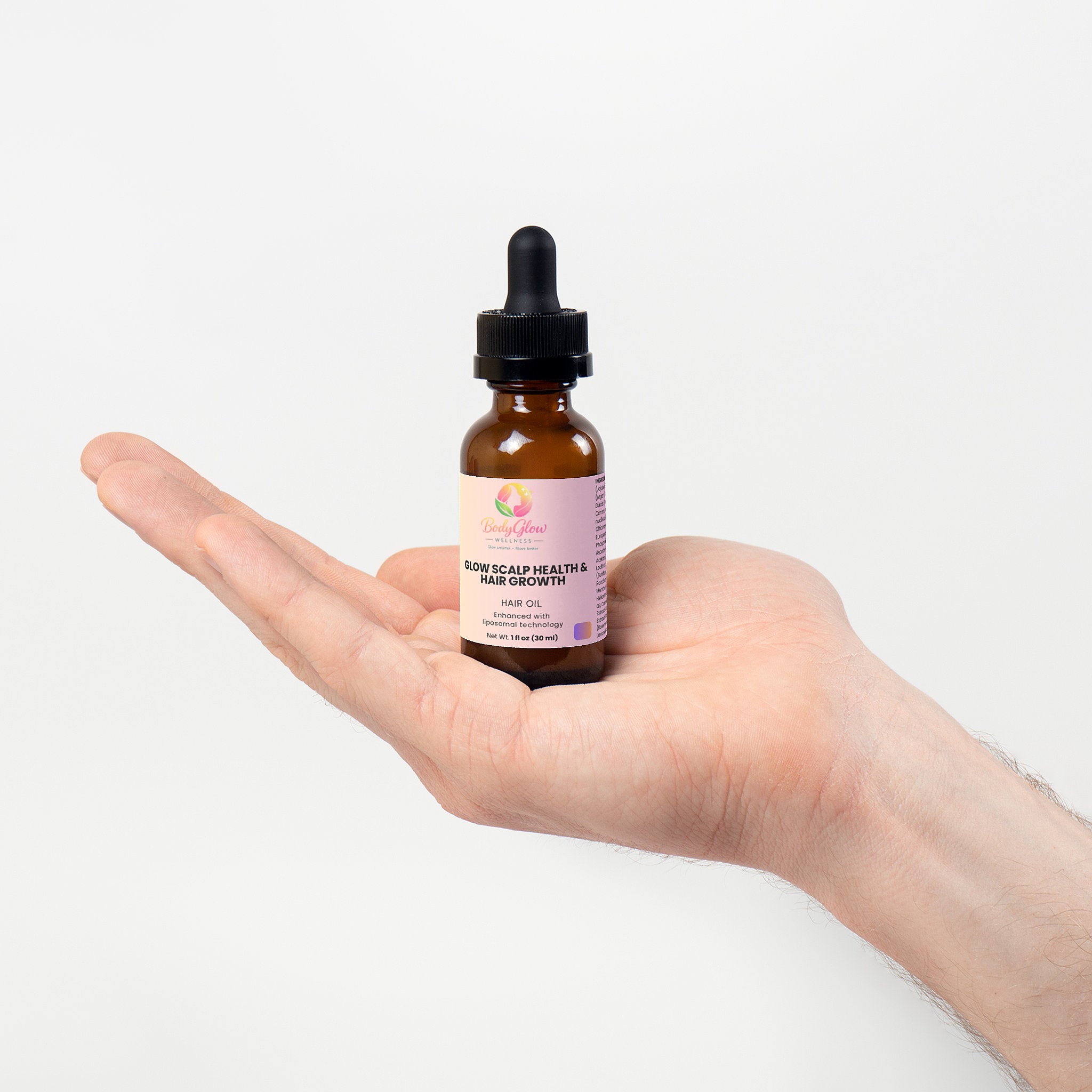 Glow Hair Oil for Scalp Health and Hair Growth