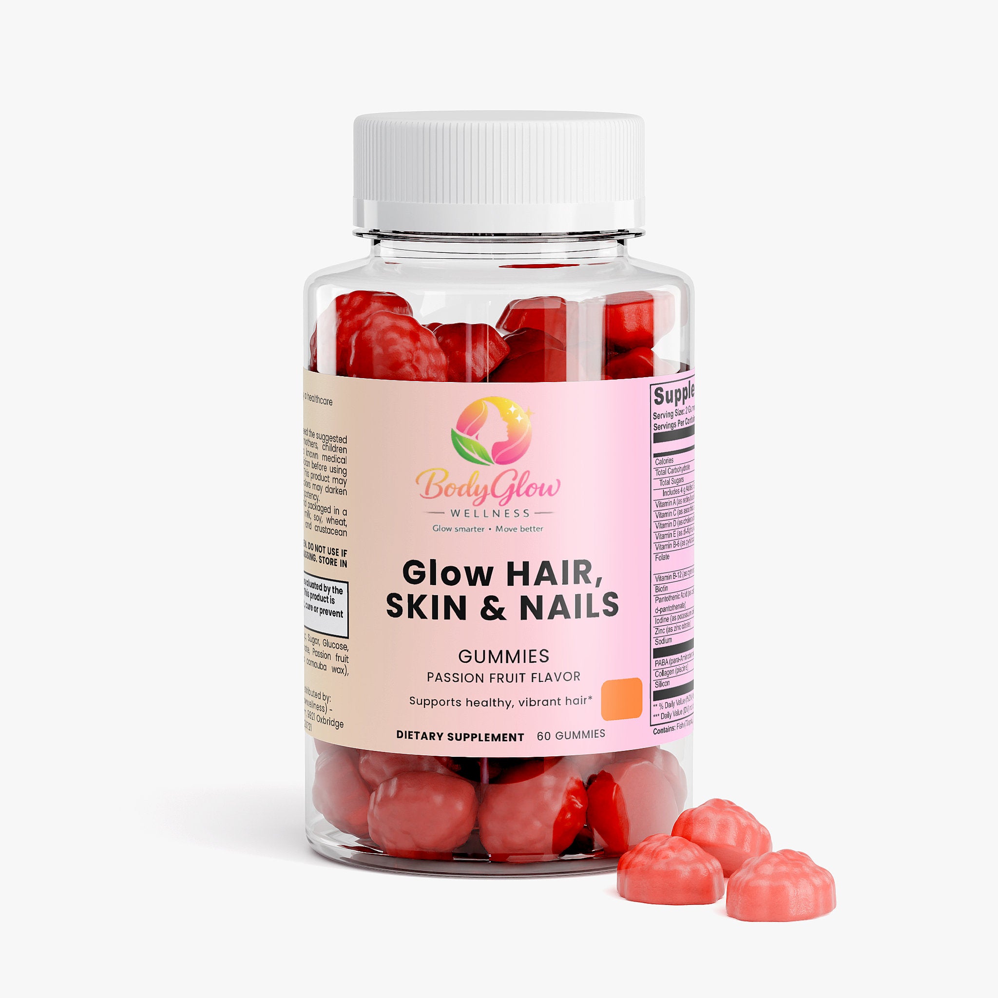 Glow Hair, Skin & Nails Gummies