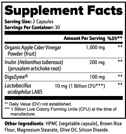 Apple Cider Vinegar Glow Capsules